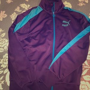 Puma zip up sweatshirt